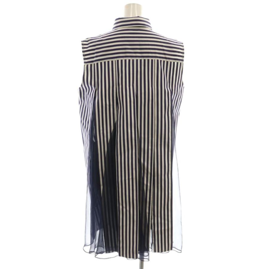 sacai サカイThomas masonストライプ 半袖シャツ ワンピース サカイ sacai THOMAS MASON 24SS シャツワンピース ストライプ ひざ丈