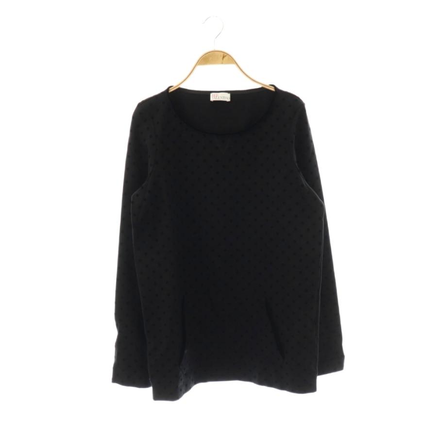 美品 レッドヴァレンティノ 長袖カットソー レディース S レッド ヴァレンティノ RED VALENTINO 長袖 カットソー ドット L