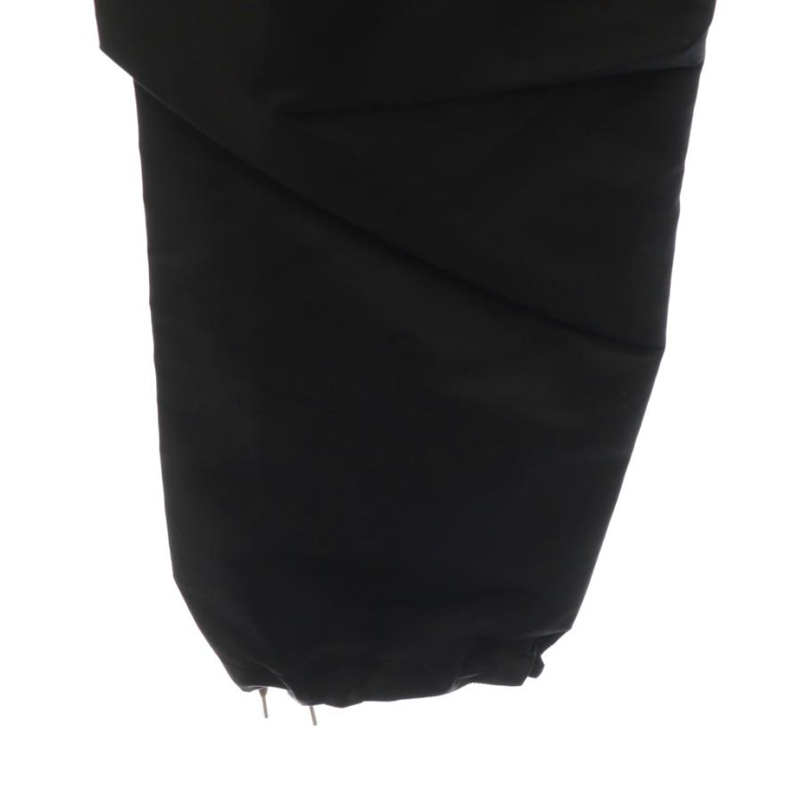 タナカ TANAKA ナイロンパンツ ジップデザイン S ブラック グレー /ES