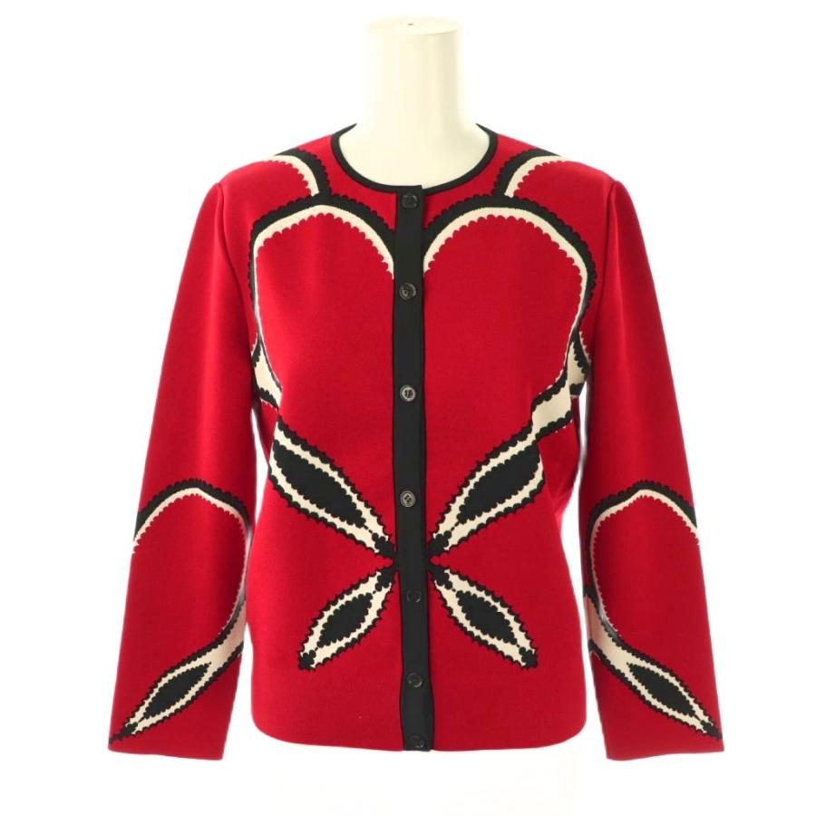 アレキサンダーマックィーン　カーディガン　M アレキサンダーマックイーン ALEXANDER MCQUEEN 2020年 総柄