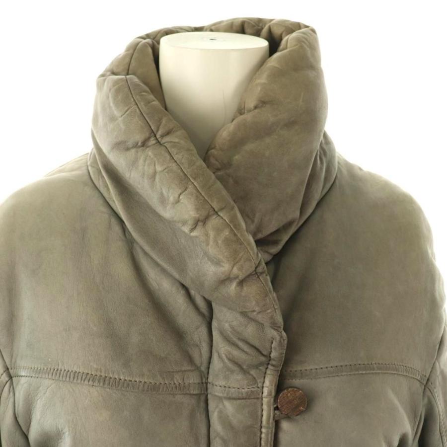 GIORGIO BRATOジョルジオブラット　レザー　ダウン ジョルジオブラット GIORGIO BRATO レザーダウンジャケット アウター