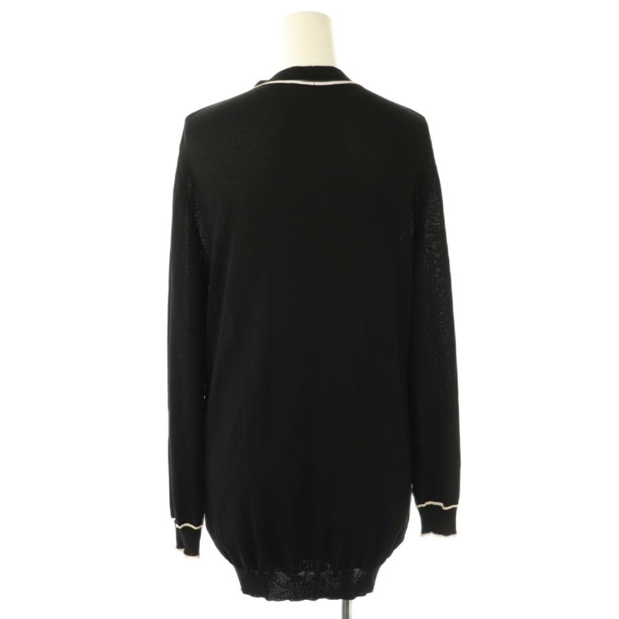 PRADA（プラダ） PRADA 14年 カーディガン 38 ブラック ライトベージュ
