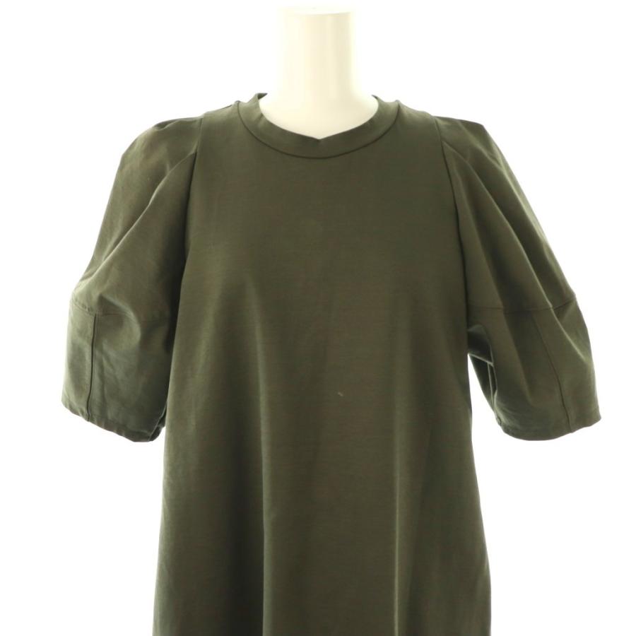 マリアプラス MagliaPlus ワンピース パフスリーブ F カーキ /ES  