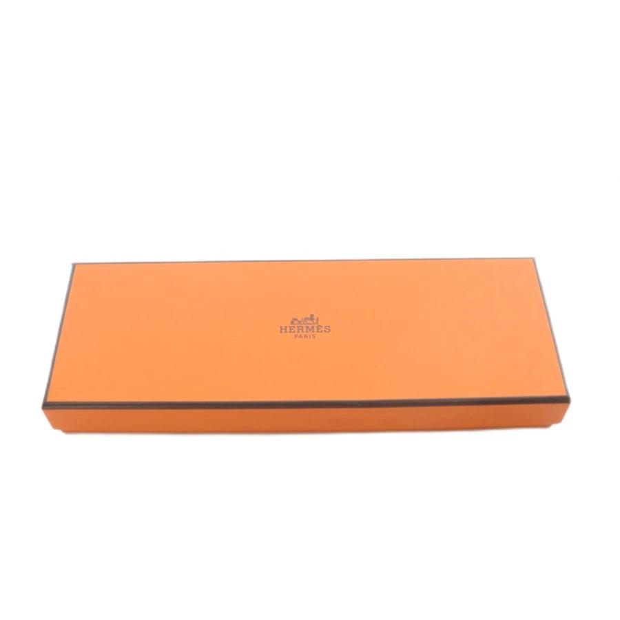 HERMES（エルメス） 蝶ネクタイ 総柄 シルク 紺 ネイビー /SR □GY20