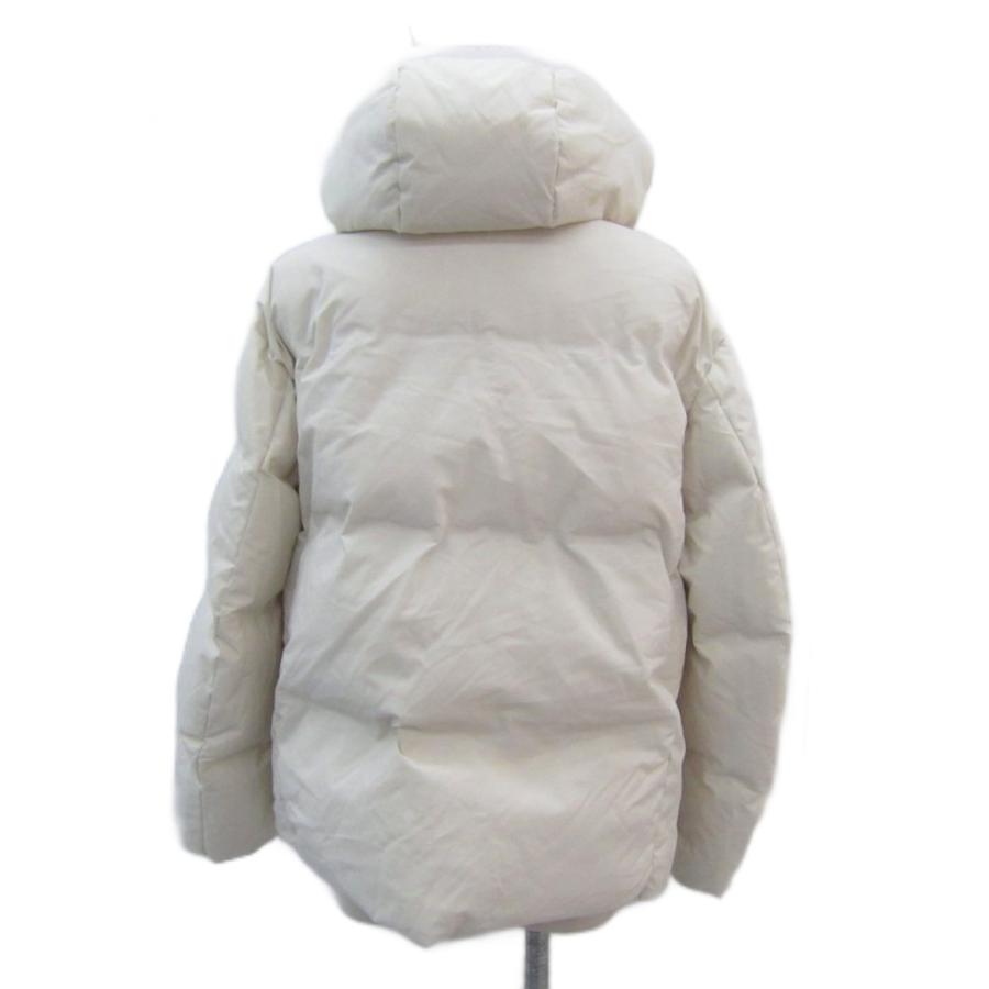 ユニクロ（UNIQLO） ダウンジャケット ミドル丈 フード付き M オフ