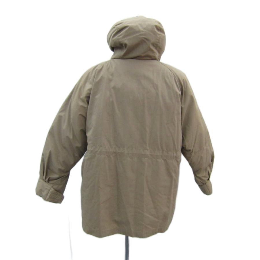 CEBEX ダウンジャケット ミドル丈 フード付き M ベージュ ライナー付き