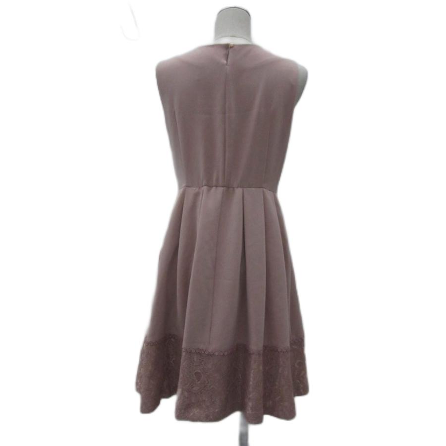 axes femme（アクシーズ ファム） ワンピース ノースリーブ ひざ丈 M 