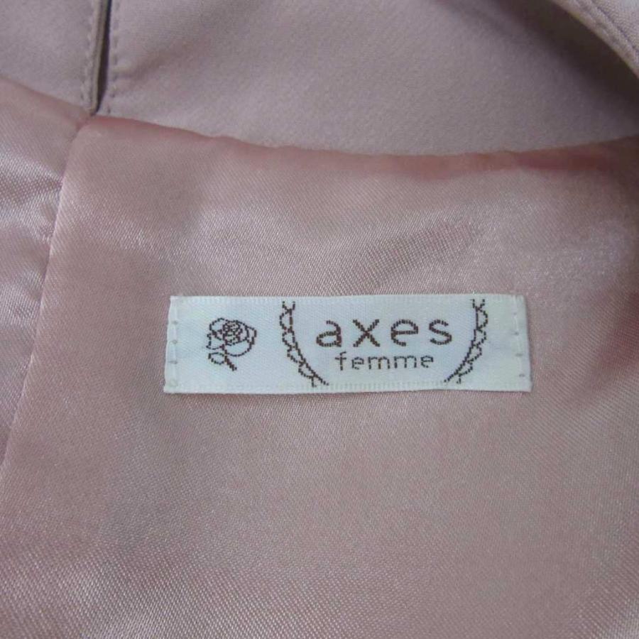 axes femme（アクシーズ ファム） ワンピース ノースリーブ ひざ丈 M 