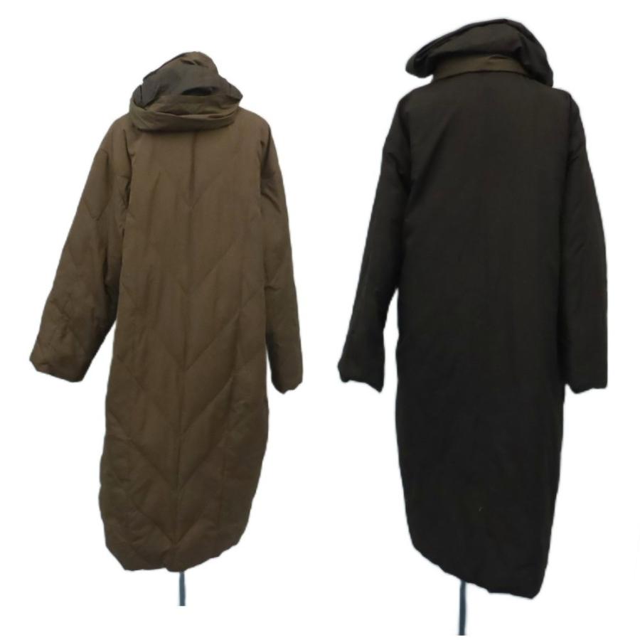 チュマンドール chumandor ダウンコート リバーシブル L ダーク