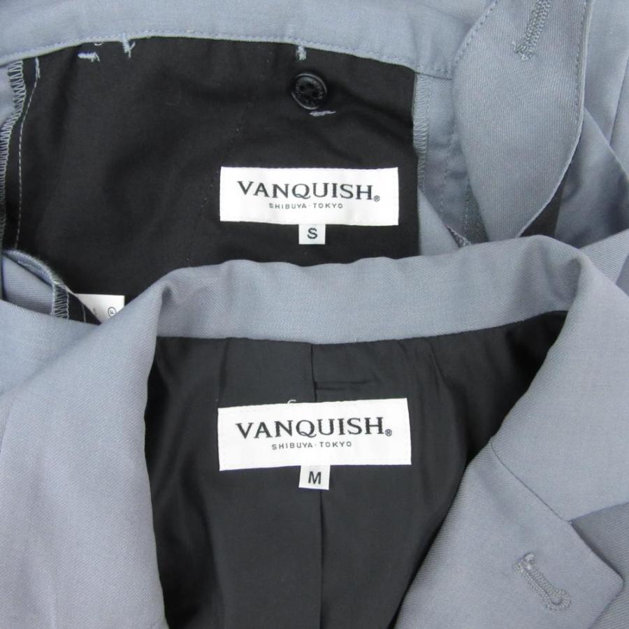 【未使用、定価10万円】セットアップ スーツ グレー Mサイズ 未使用品 ヴァンキッシュ スーツ セットアップ 上下 テーラード
