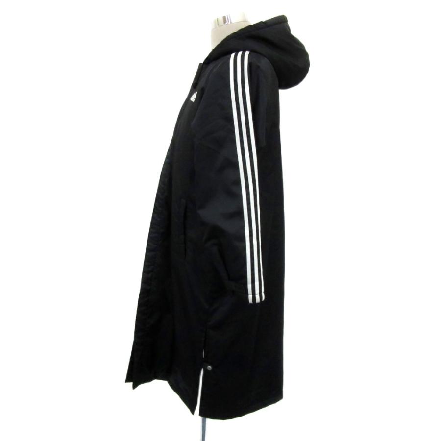 未使用adidas アディダスCLIMAPROOF ベンチコート M ブラック adidas（アディダス） 中綿コート ベンチコート メンズ adidas M
