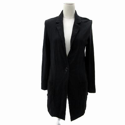 ソニアリキエル SONIA RYKIEL カーディガン 38 M 黒 ブラック オープン