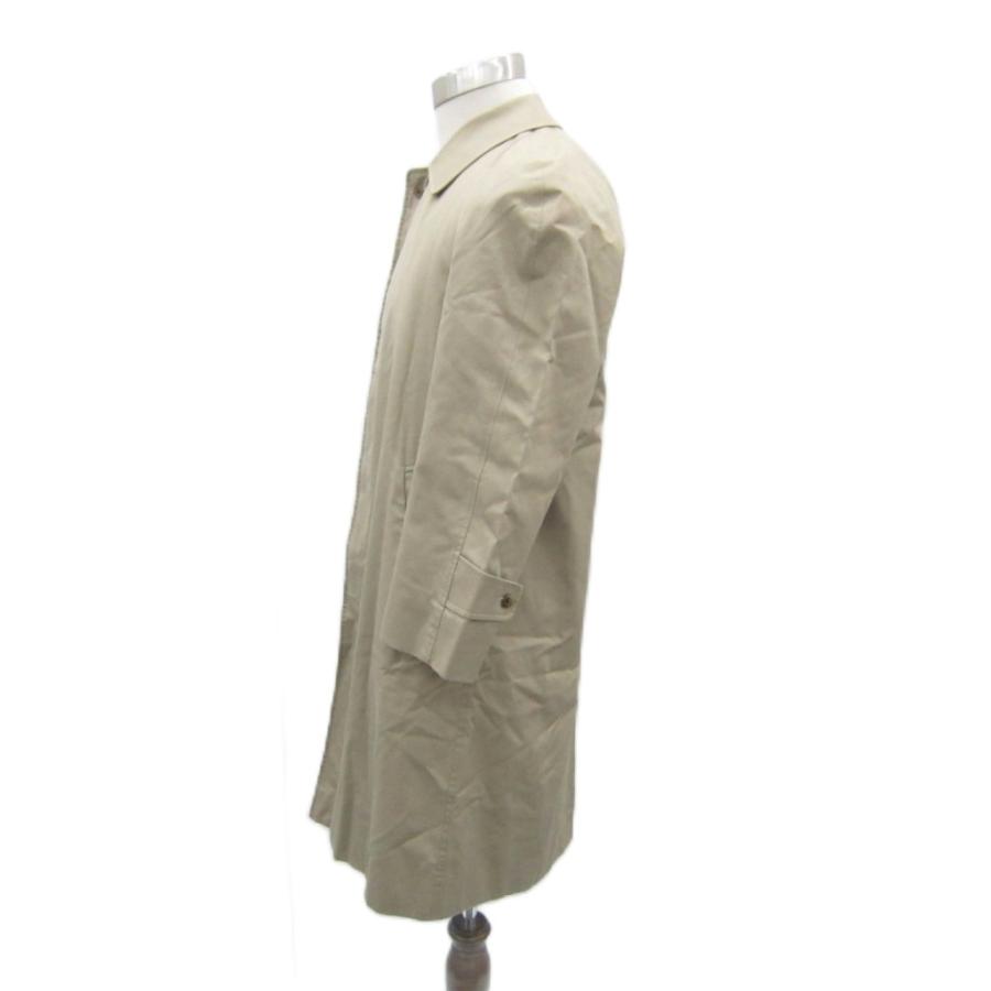 アクアスキュータム AQUASCUTUM ステンカラーコート ロング丈 ベージュ