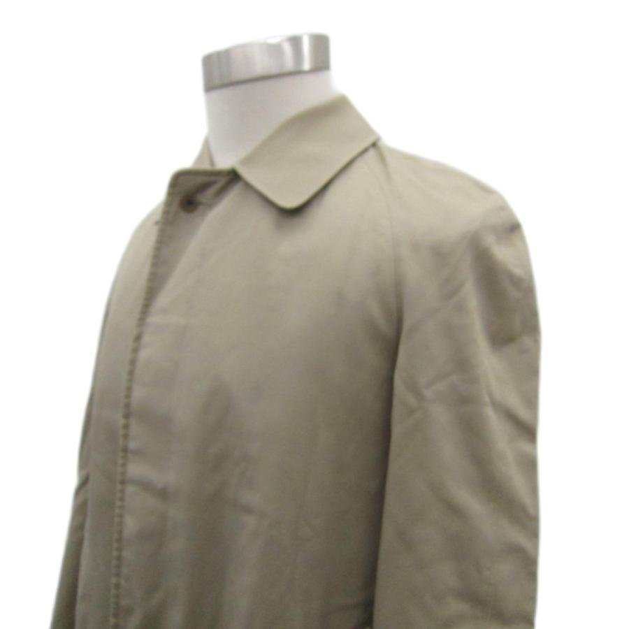 アクアスキュータム AQUASCUTUM ステンカラーコート ロング丈 ベージュ