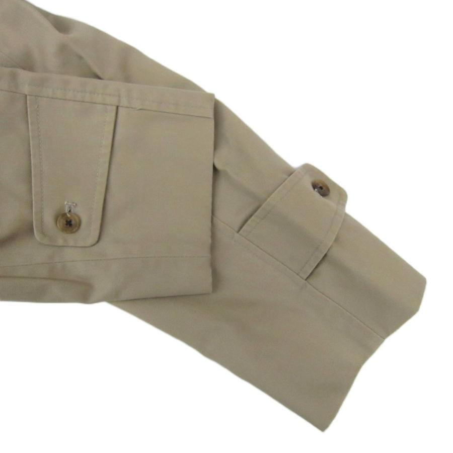 アクアスキュータム AQUASCUTUM ステンカラーコート ロング丈 ベージュ