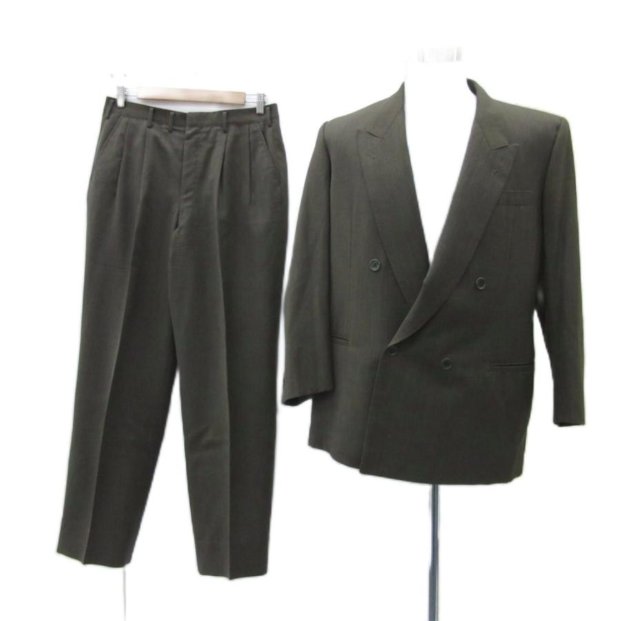 Thich★美品★アメリヴィンテージ スーツセット セットアップ M TOKYO AOYAMA Corsaro スーツ セットアップ 上下 テーラードジャケット