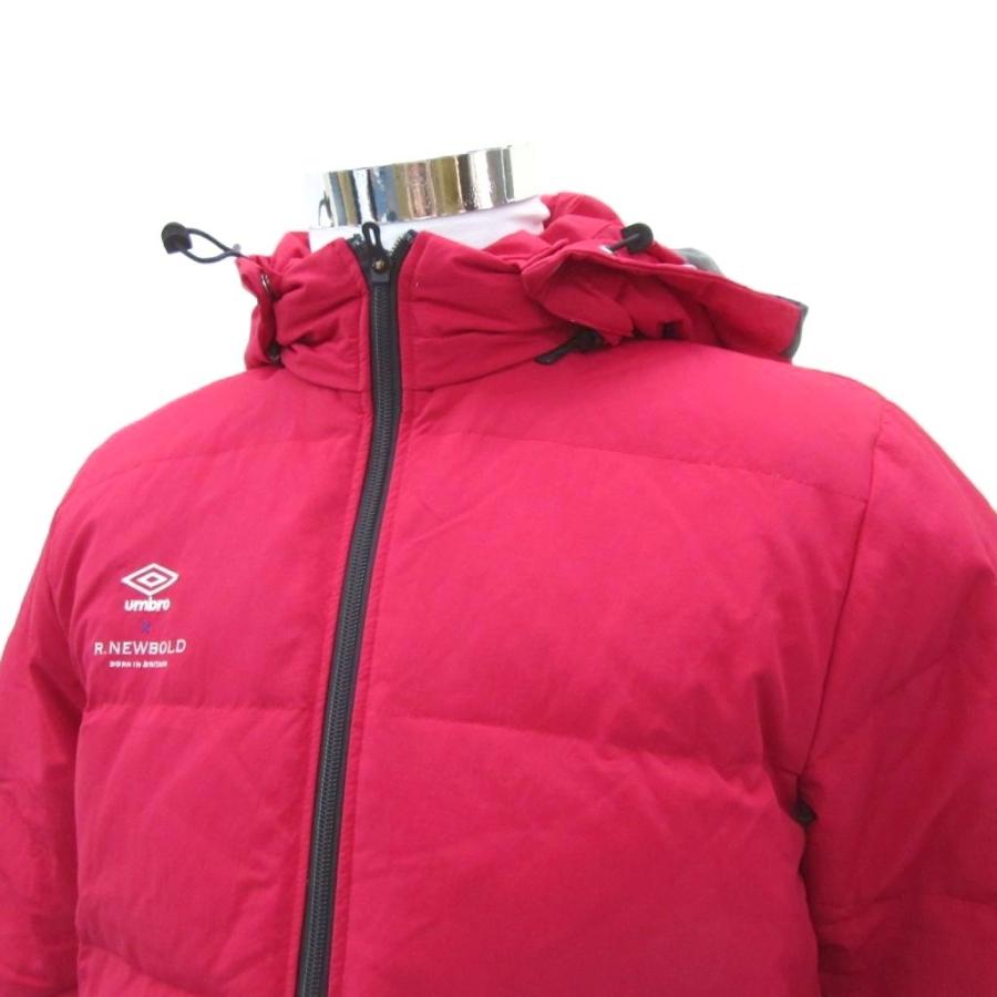 アンブロ × アールニューボールド ダウンジャケット O レッド 赤