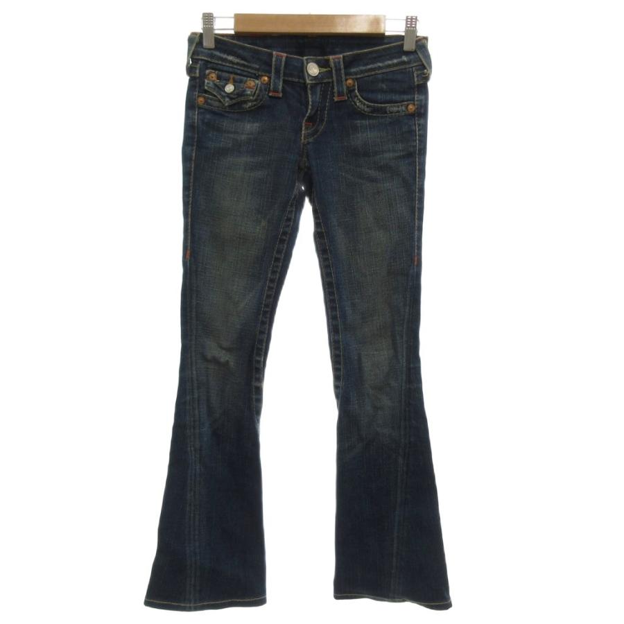 【美品】TRUE RELIGION JOEYブーツカットデニム 25 USA製 トゥルーレリジョン TRUE RELIGION JOEY フレア デニム パンツ