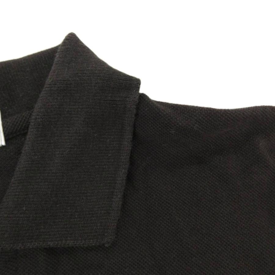 クレージュ courreges オム homme ポロシャツ 半袖 鹿の子 ロゴ刺繍 2 
