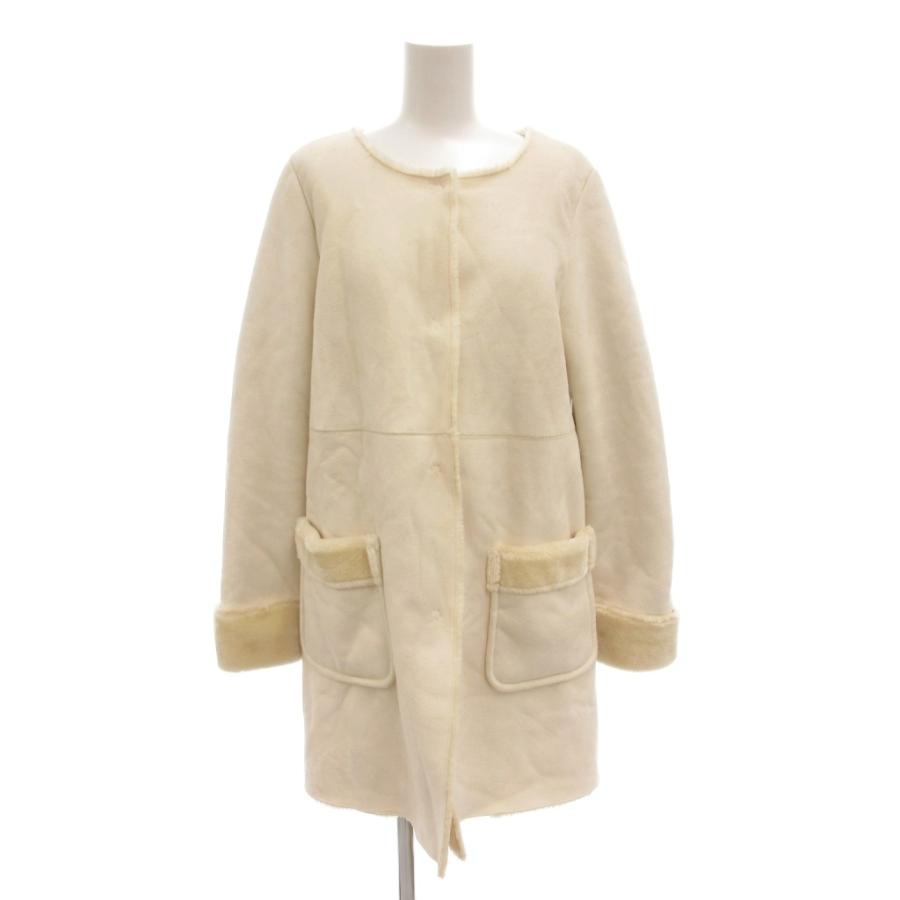 JILL STUART（ジルスチュアート） フェイクムートンコート ノーカラー 