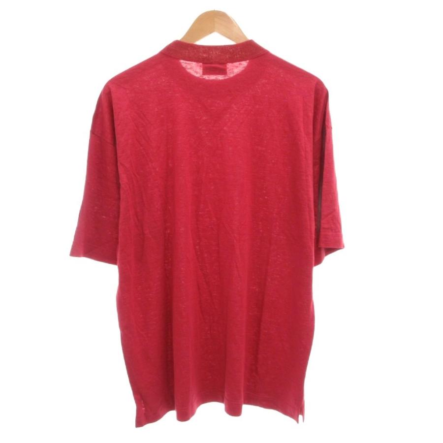 ジバンシィ GIVENCHY ヴィンテージ Tシャツ 半袖 M 麻 リネン シルク混 