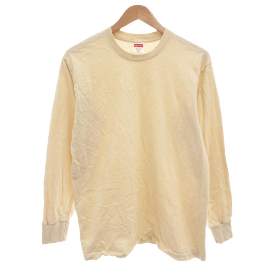 Supreme（シュプリーム） 長袖Tシャツ ロンT M ベージュ /AE □GY53 