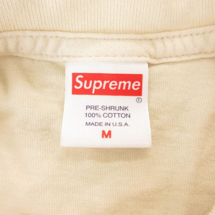 Supreme（シュプリーム） 長袖Tシャツ ロンT M ベージュ /AE □GY53