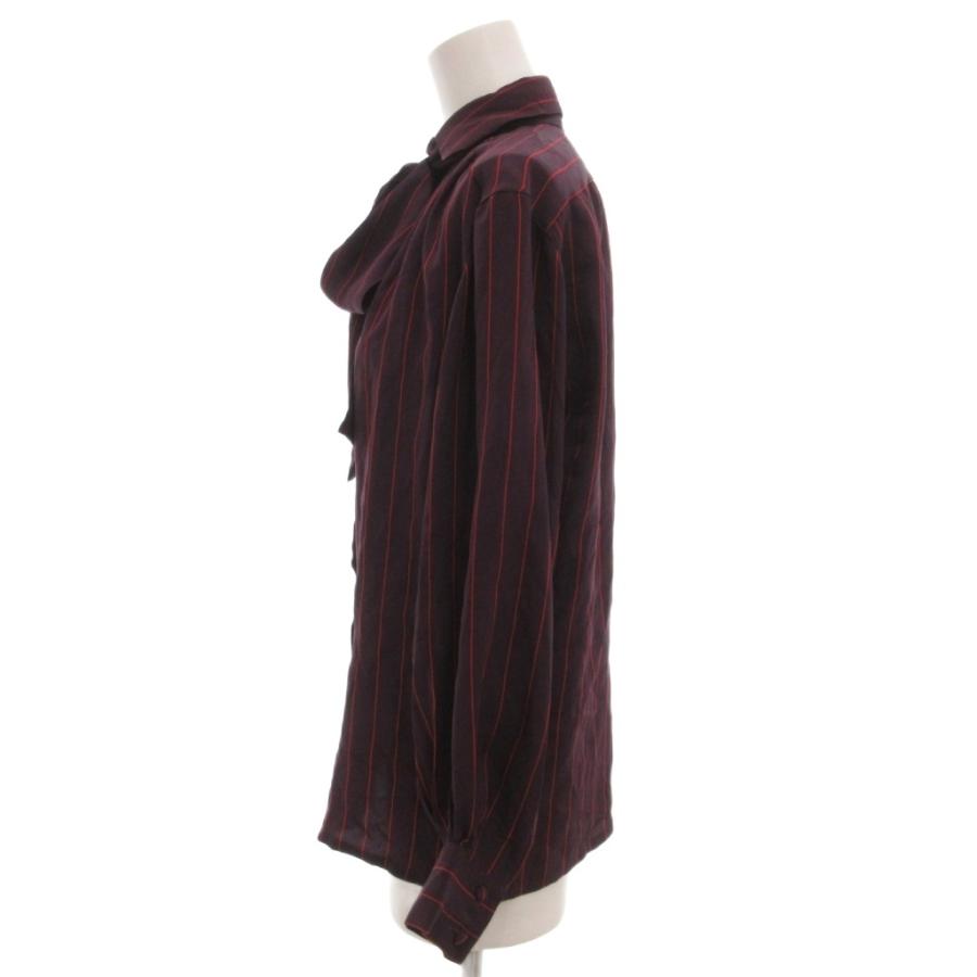 Christian Dior シルク 100% リボン ボウタイ ブラウス 赤 Christian Dior（クリスチャン・ディオール） ボウタイシャツ ブラウス