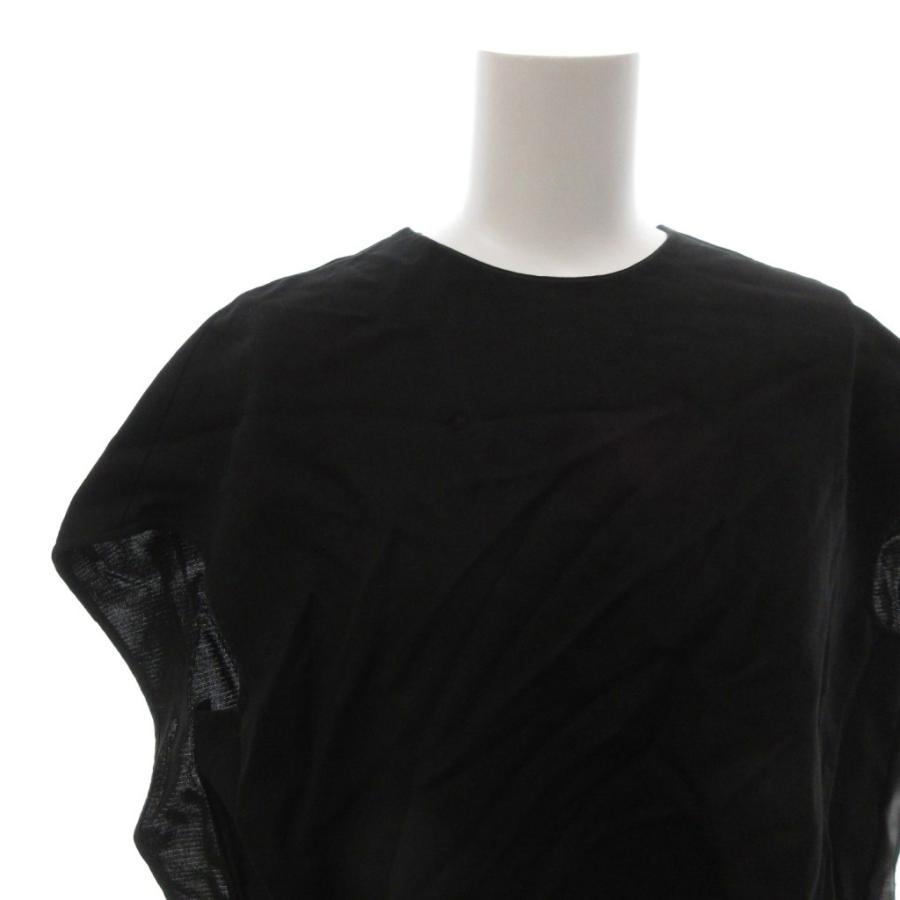 enfold エンフォルド ノースリーブ チュニック ベスト 黒 38