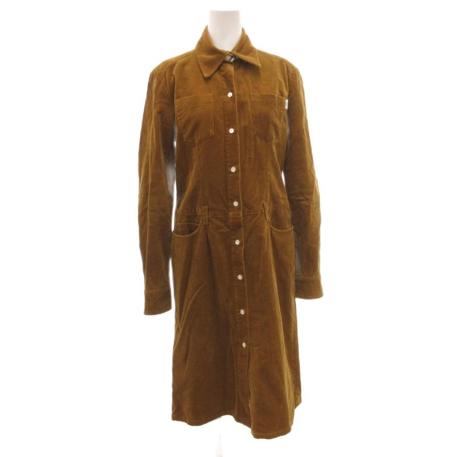 バーバリー ロンドン BURBERRY LONDON シャツワンピース コーデュロイ