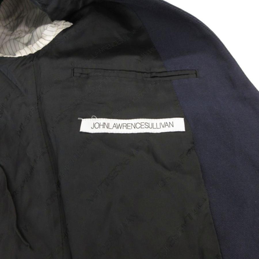 JOHN LAWRENCE SULLIVAN ブラックジャケット 38 JOHN LAWRENCE SULLIVAN - ジョンローレンスサリバン】SATIN ZIP