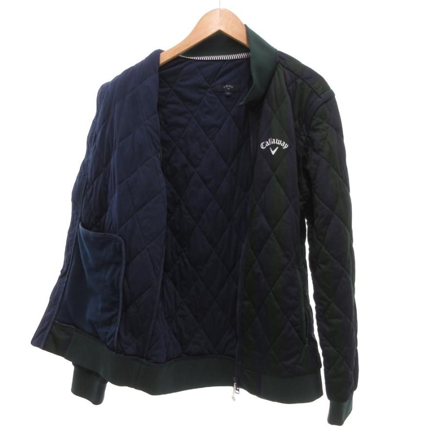 キャロウェイ CALLAWAY ジップアップブルゾン キルティング ロゴ