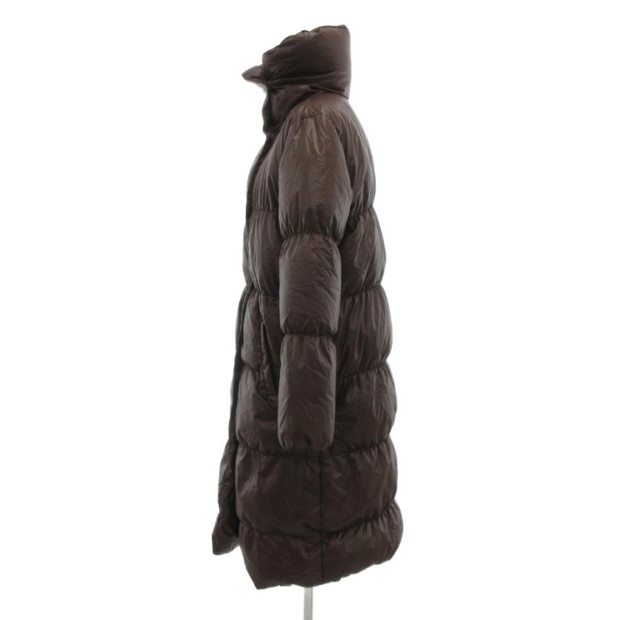 theory（セオリー） ダウンコート ロング スタンドカラー 2 茶