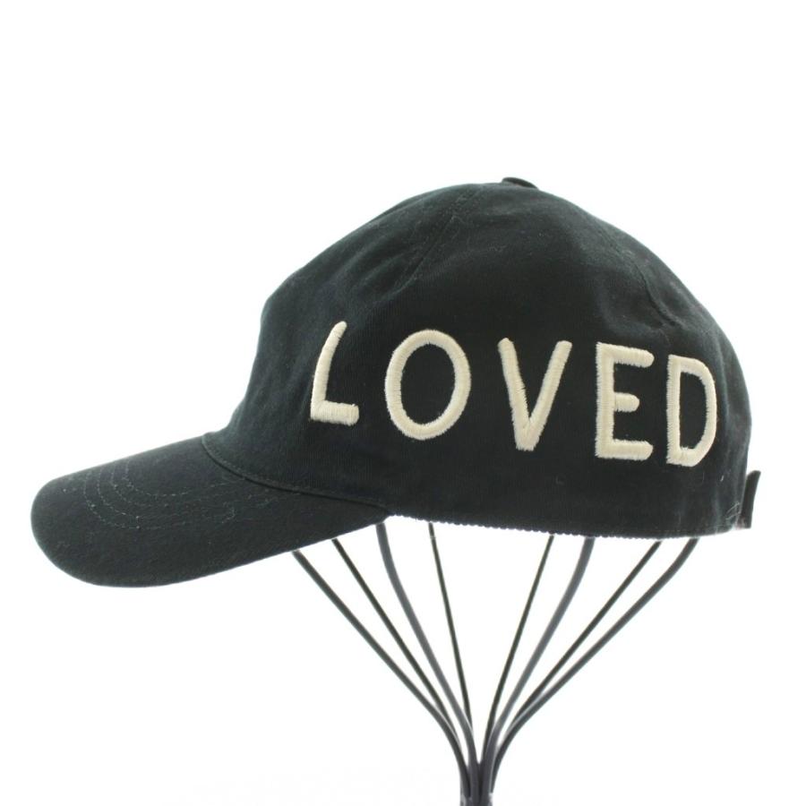 GUCCI LOVED キャップ M58 GUCCI（グッチ） 帽子 ベースボールキャップ LOVED ロゴ 刺繍 M 58 黒