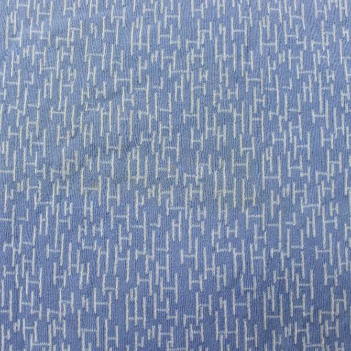 【中古】エルメス HERMES Tシャツ ニット 半袖 Vネック Hロゴ 総柄 L 青 ブルー 白 ホワイト /XZ メンズ HERMES（エルメス） HERMES Tシャツ ニット 半袖 Vネック Hロゴ 総柄 L