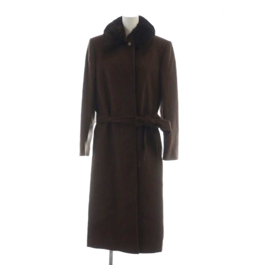 アクアスキュータム AQUASCUTUM ステンカラーコート ロング 長袖 総