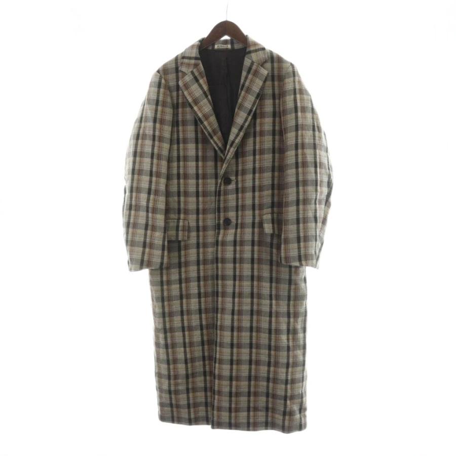 オーラリー AURALEE 19AW チェスターコート ロング 長袖 総裏地