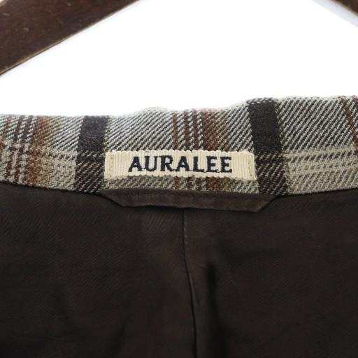 オーラリー AURALEE 19AW チェスターコート ロング 長袖 総裏地