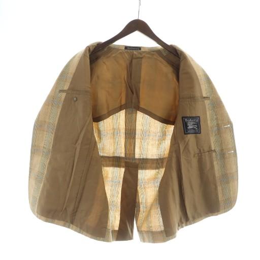 Burberrys ブラウン テーラードジャケット バーバリーズ 金ボタン BURBERRY - バーバリーズ テーラードジャケット カシミヤ混 キャメル