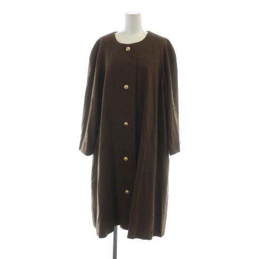 ロロピアーナ Loro Piana イタリア製 カシミヤ100％ ノーカラー ロング