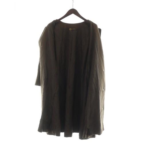 ロロピアーナ Loro Piana イタリア製 カシミヤ100％ ノーカラー ロング