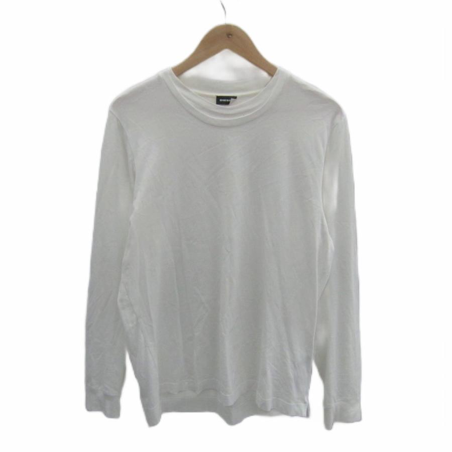 DIESEL（ディーゼル） カットソー Tシャツ ロンT 長袖 L 白 ホワイト