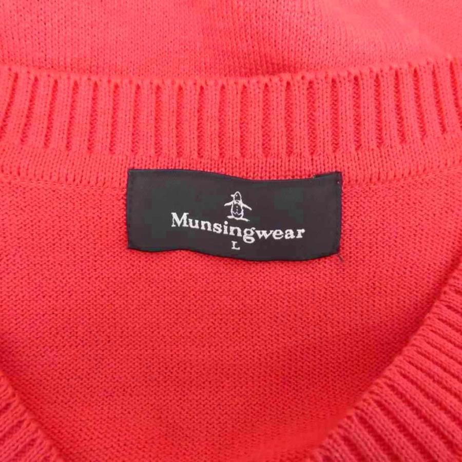 マンシングウェア MUNSINGWEAR ゴルフウェア ニット セーター Vネック