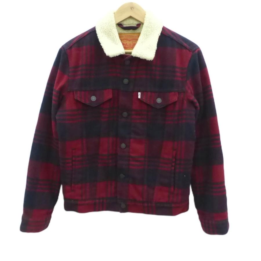 Levi's（リーバイス） チェックボアトラッカージャケット ミドル丈 S