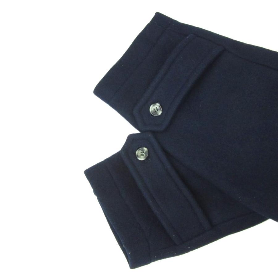 ヴァン VAN ダッフルコート L ネイビー 紺 フード付き ロング丈 /YS10