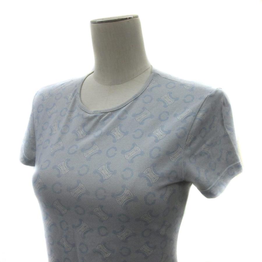 セリーヌ CELINE マカダム柄トリオンフ Tシャツ 半袖カットソー【Ｍ】夏 セリーヌ CELINE マカダム柄トリオンフ Tシャツ 半袖カットソー【M】夏