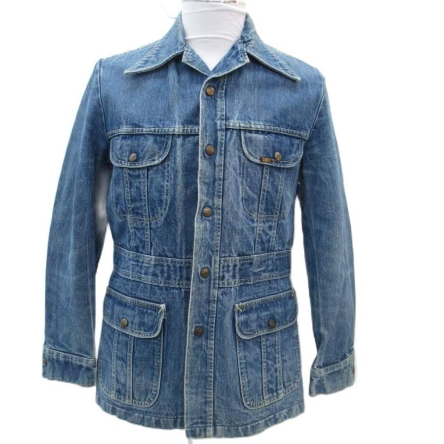 Lee（リー） デニムジャケット Gジャン ジージャン ミドル丈 青 ブルー