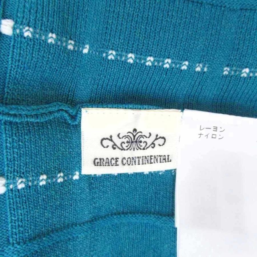グレースコンチネンタル GRACE CONTINENTAL ニットワンピース ロング丈