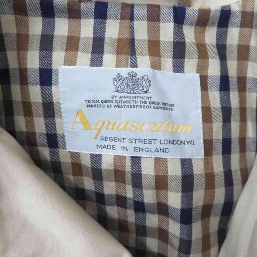 アクアスキュータム AQUASCUTUM トレンチコート ステンカラーコート