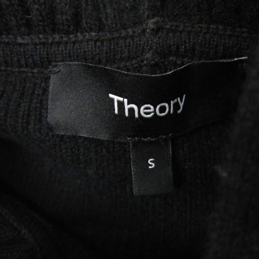 theory（セオリー） ニットパーカー ミドル丈 プルオーバー フーディー